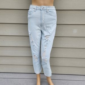 WILD FABLE | Highest Rise Distressed Mom Jeans